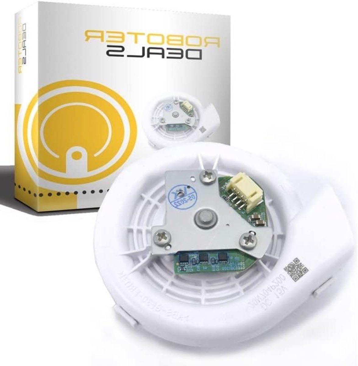 Zuigmotor Ventilator Motor - Reserveonderdeel Robot - Stofzuiger Onderhoud - 100% Passend Ontwerp - 17.5 x 12.5 cm - Wit