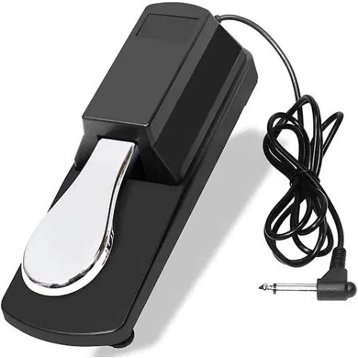Sustainpedaal - Voetpedaal Keyboard - Muziek Maken - Legering Constructie - 1.5 M Kabel - Zwart