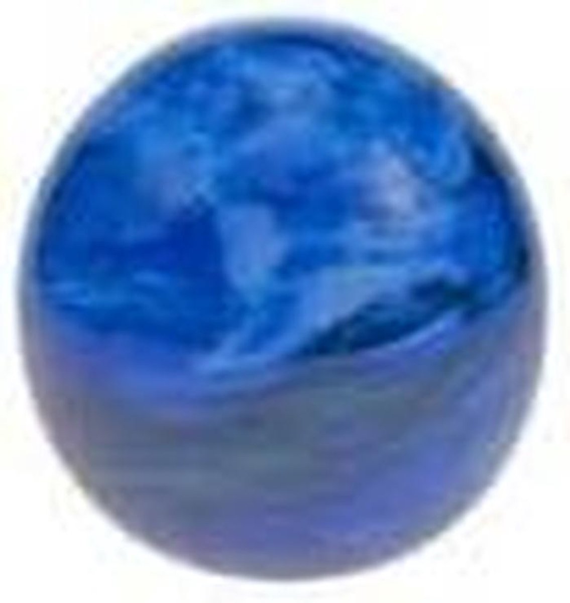 Mini Urn Bol - As Urn Glas - Herdenking Thuis - Met de hand vervaardigd - 8 cm hoog - Blauw