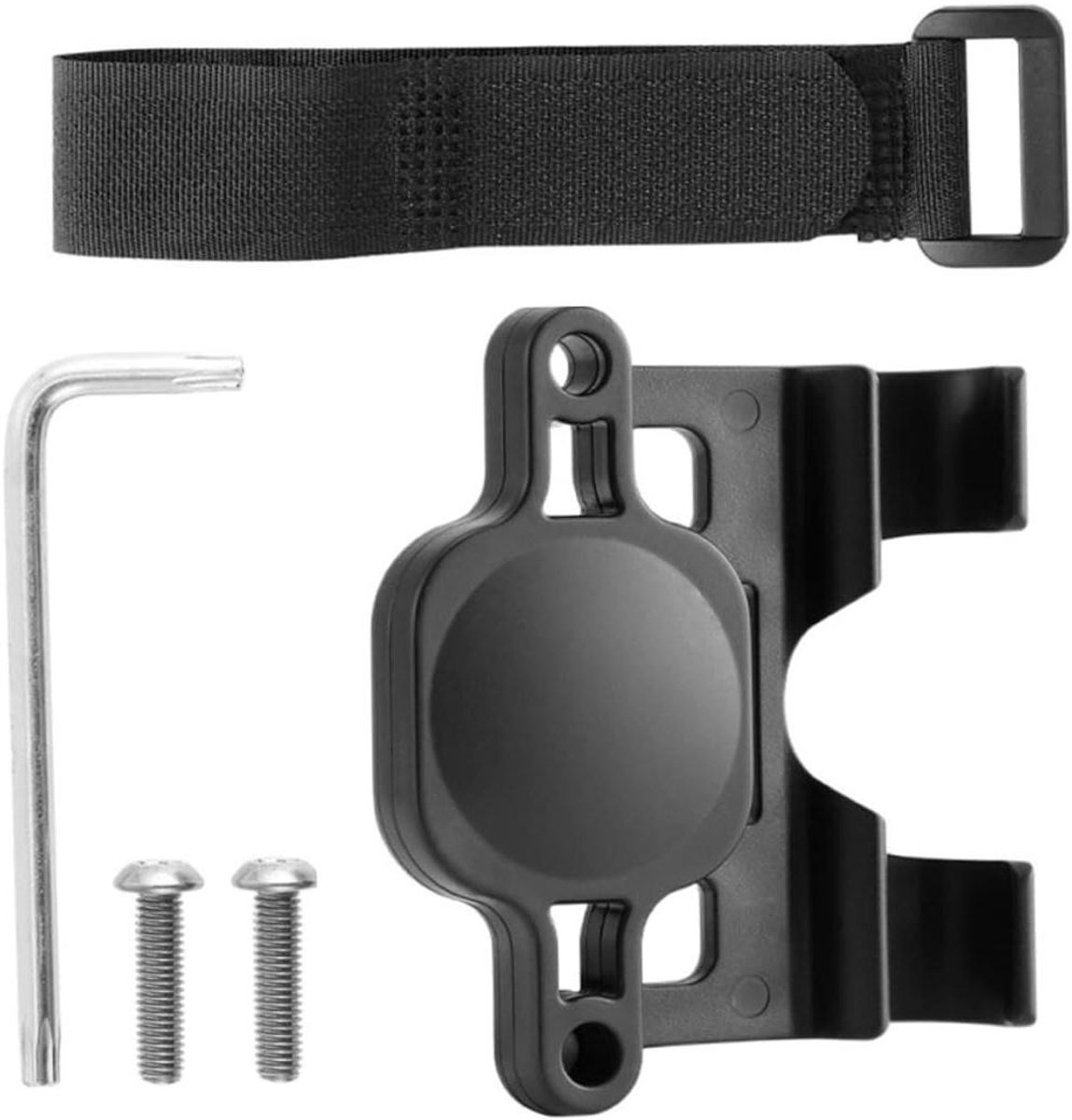 Fiets Tracker Houder - Fiets Accessoire - Fiets Beschermen - Aluminiumlegering - 7.5 x 7 x 2 cm - Zwart