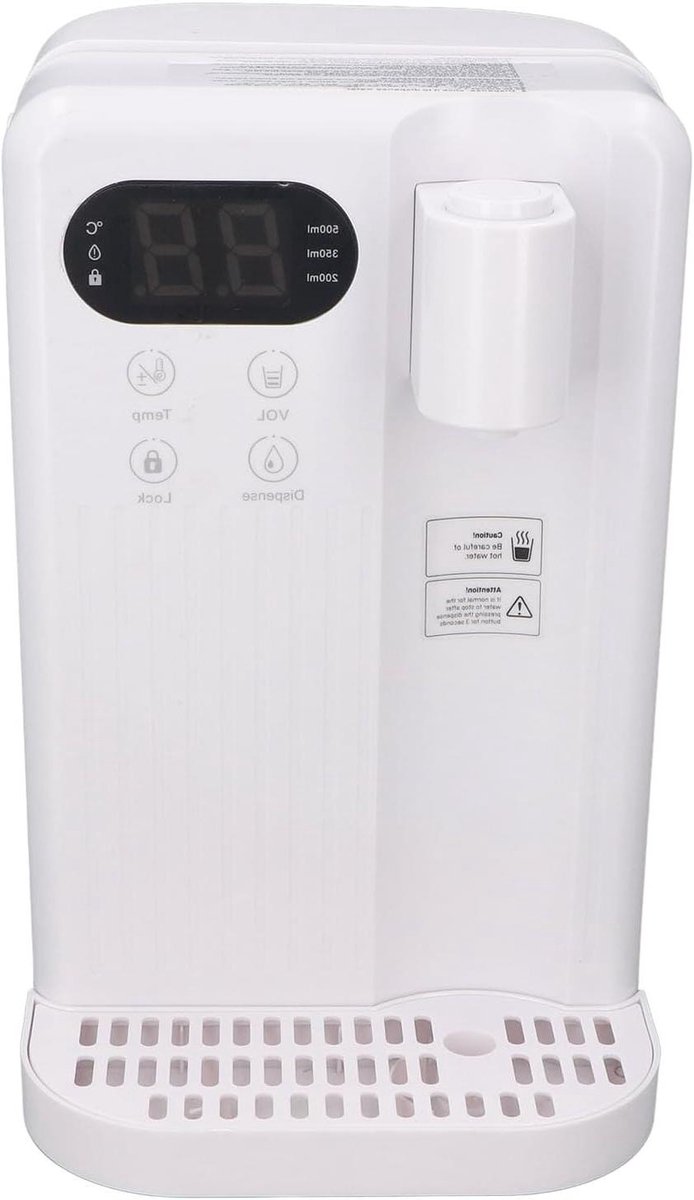 Heetwater Dispenser - Waterkoker - Snel Water Verwarmen - Instelbare Temperatuur - 3 Liter - Wit