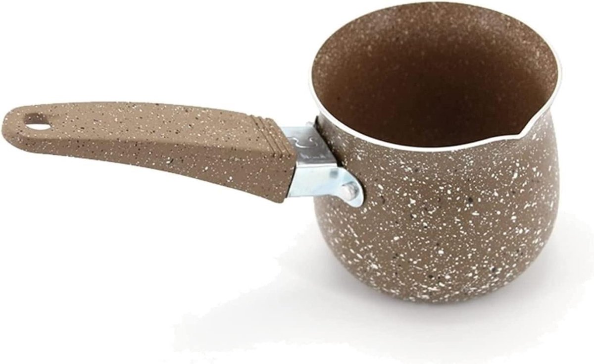 Koffiezetapparaat - Percolator - Koffie Zetten - Spiegelafwerking - 1800 Gram - Bruin Marmer