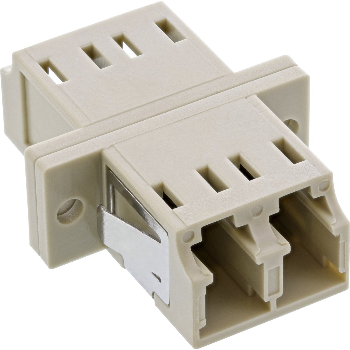 LC Duplex (v) - LC Duplex (v) Optical Fiber inbouw koppelstuk - Multi Mode