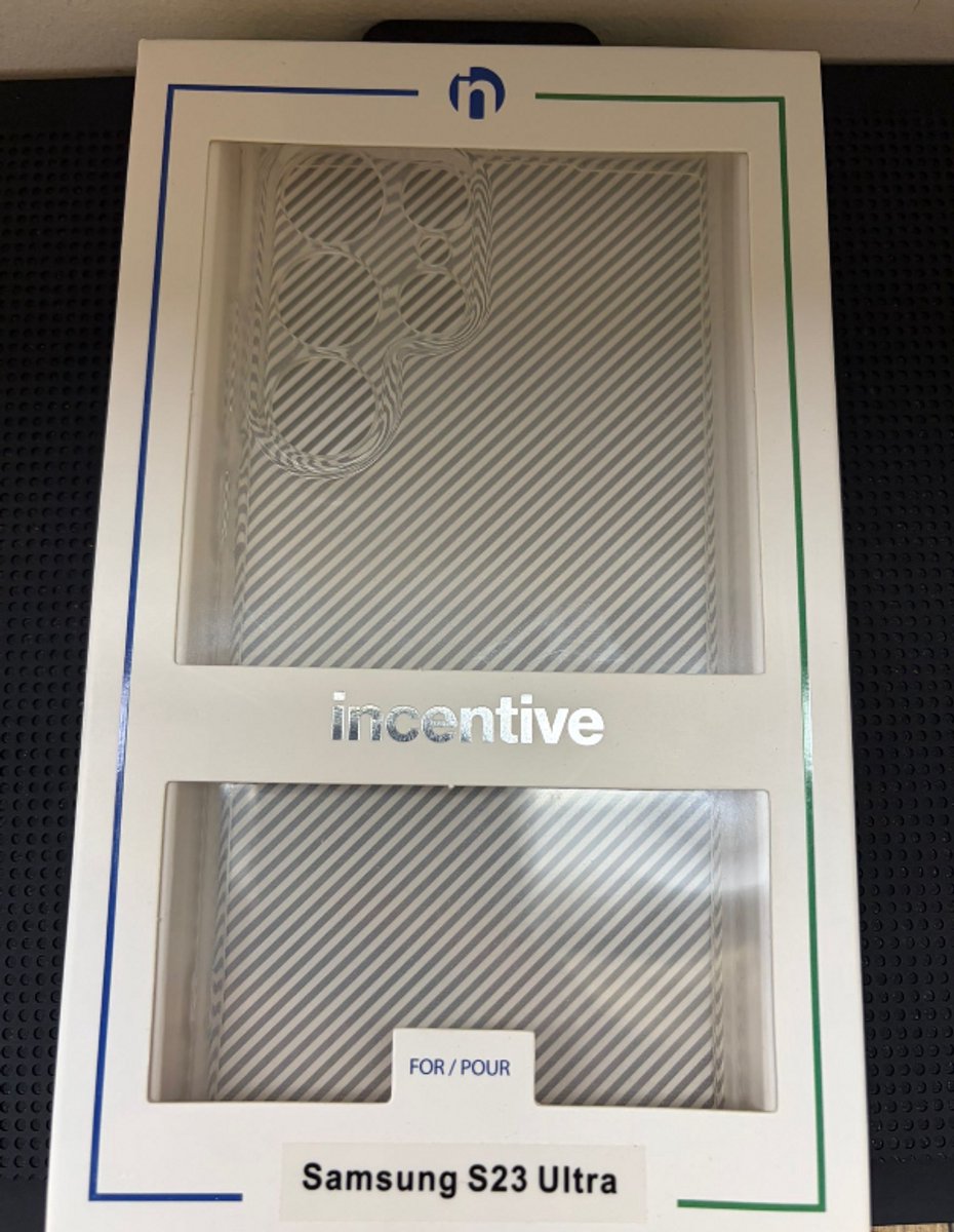 iNcentive doorzichtig hoesje Samsung S23 Ultra