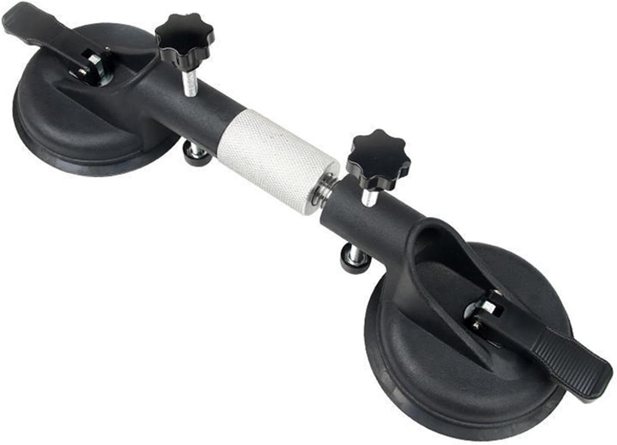 Zuignap Glaszuiger - Deuktrekker Vacuüm - Schade Repareren - Ergonomische Handgreep - 12cm Doorsnede - Aluminium