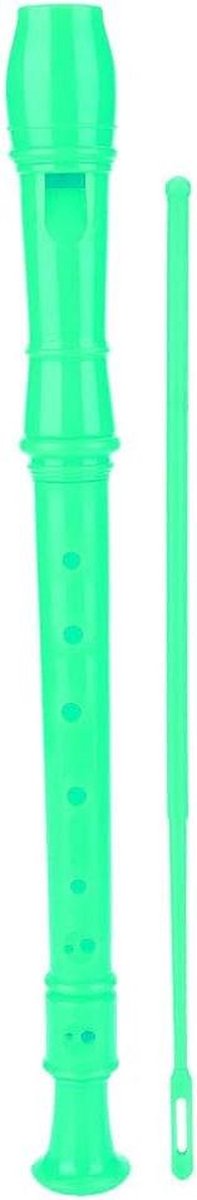 Blokfluit voor beginners - Muziekrecorder - Muziek Leren - 8-gaats Duits systeem - 33 cm - Groen