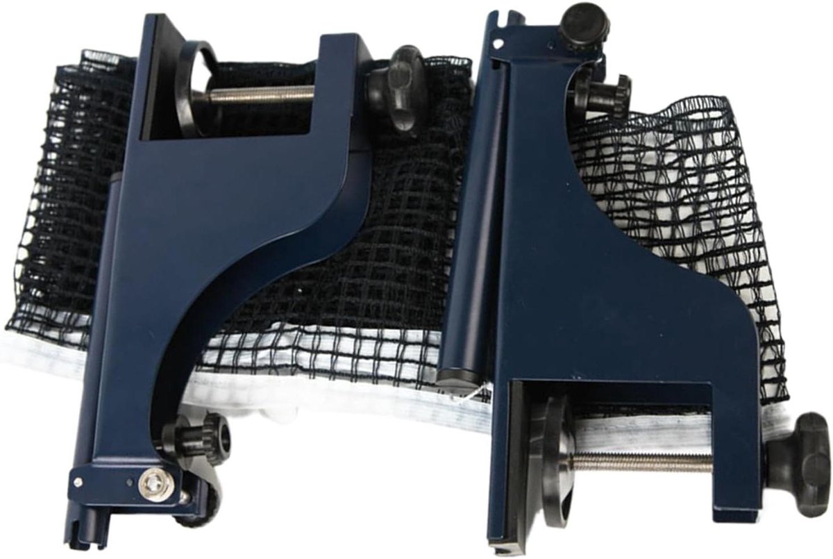 Tafeltennisnet - Pingpong Net - Thuis Sporten - Verstelbaar Klemmechanisme - 180 cm Lengte - Zwart