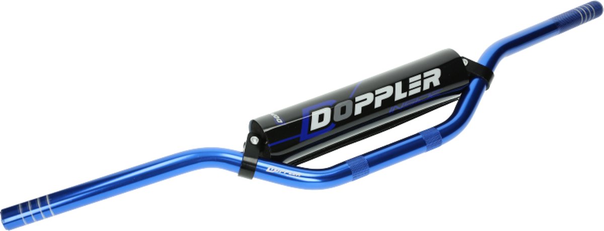 universeel doppler stuur voor derbi 50 senda sm x-treme 2006 tot 2012 blauw d22mm l740mm nieuw
