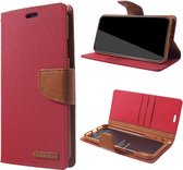 Canvas Diary - Iphone XR Hoesje - Rood - Goospery