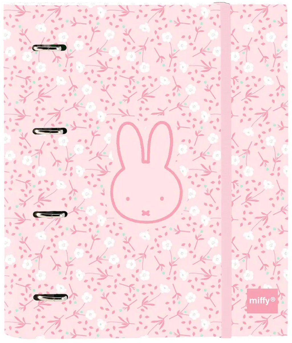 Safta Miffy Flowers Ringband Roze Kinderen