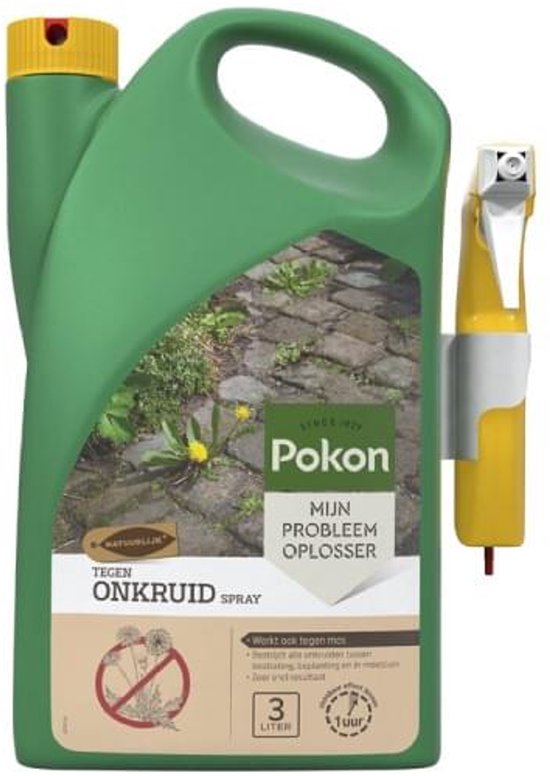 Pokon Tegen Onkruid Spray (3000 ml) - Krachtige Onkruidverdelger - Met gratis cheatsheet van Pokon — afbeelding 5