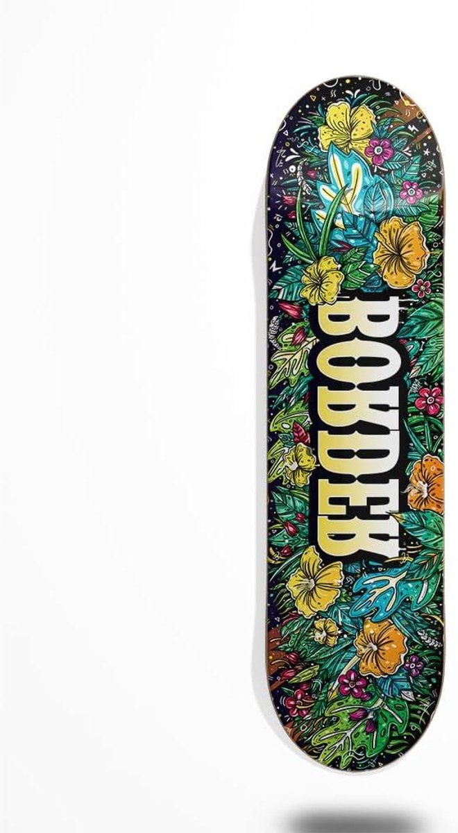 Skateboard Deck Houten Plank Buiten Sporten Bloem Motief 8.5 Inch Meerkleurig