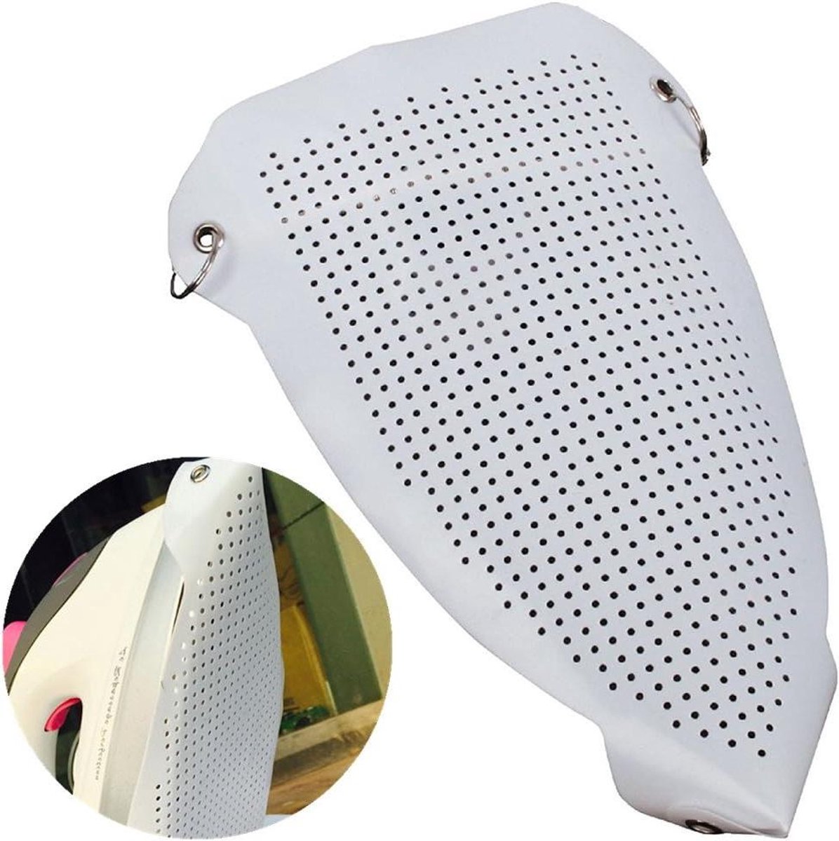 Strijkijzerhoes - Beschermhoes - Kleding Strijken - Voorkomt Verbranden - 10 x 5 x 3 cm - Grijs