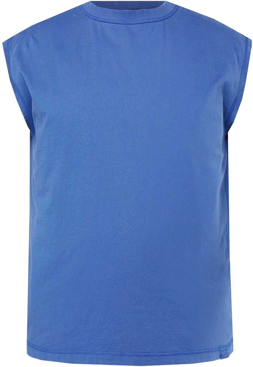 STHUGE - Heren - tanktop oversized vintage look tot 8XL - Middernacht blauw - Maat 8XL