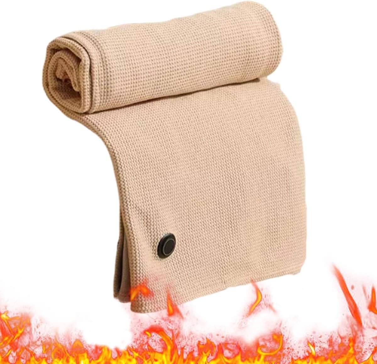 Verwarmde Sjaal - Elektrische Deken - Warm Blijven - Drie Warmtestanden - 150 x 80 cm - Grijs