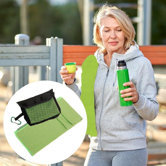 Koele Handdoeken - Verkoelende Doeken - Actieve Levensstijl - Sneldrogend Materiaal - Lichtgewicht - Groen — afbeelding 3