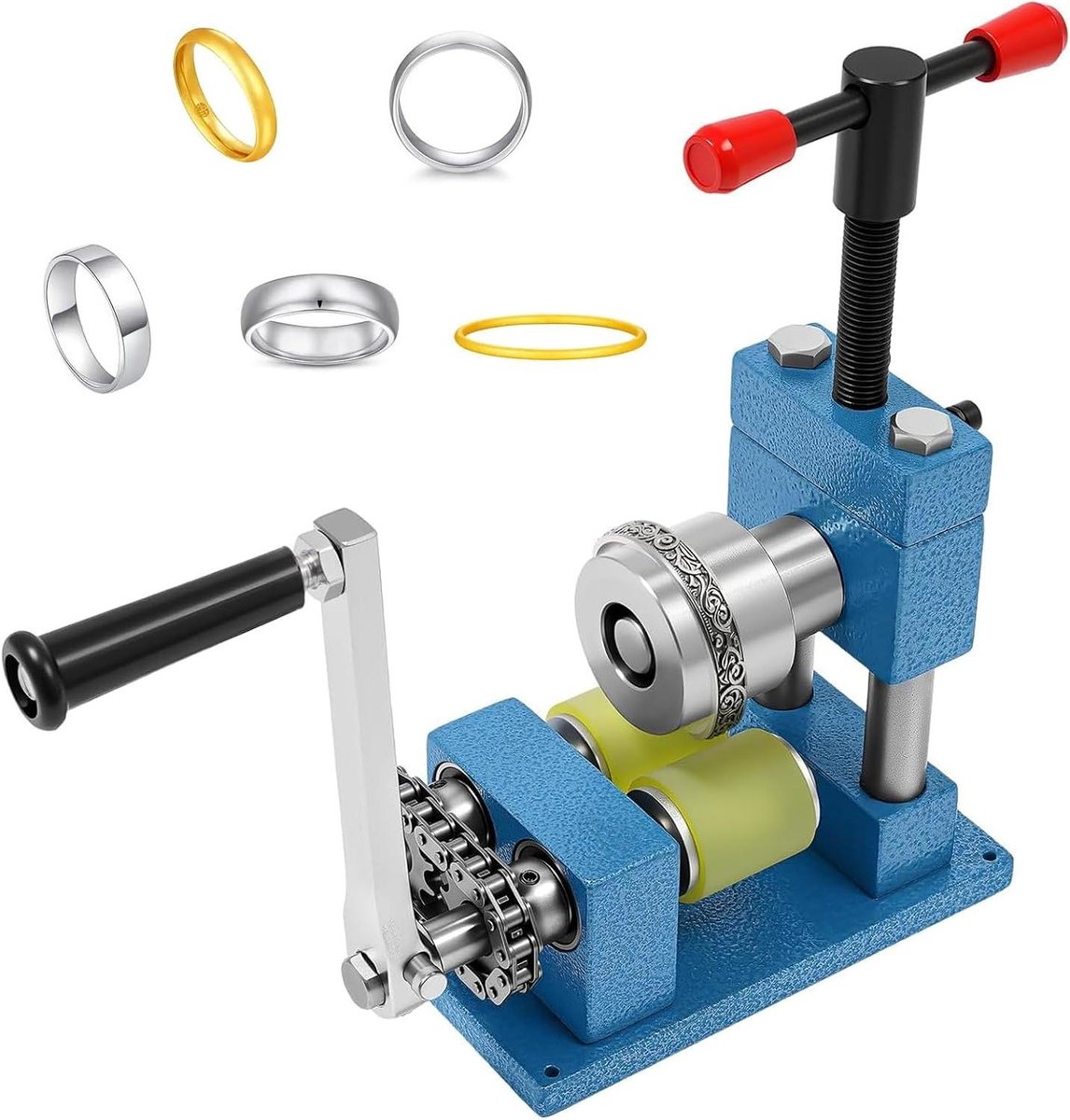 Sieraden buigmachine - Ring maker - Sieraden maken - Multifunctioneel handslinger gereedschap - 17x23 cm - Blauw
