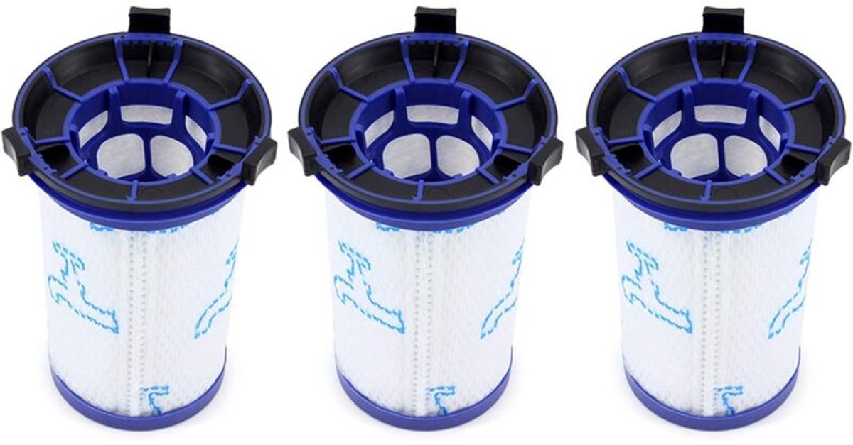 Geschikt voor Rowenta Air Force 360 vervangingsfilters, 3-pack