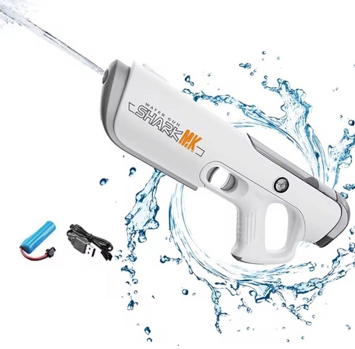 Elektrisch Waterpistool Voor Kinderen En Volwassenen - Automatische Waterherlading - Lichtgewicht Ontwerp Schieten Meer Dan 250 Ontploffingen Waterblaster Squirt Guns Tot 32 Ft Lange Afstand - Zomer Buiten Strandfeestspeelgoed — afbeelding 17