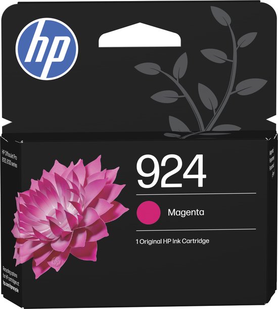 HP 924 - Inktcartridge - Origineel - Standaard formaat - Magenta