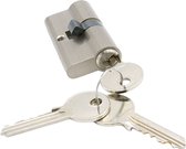Slotman Solutions Profielcilinder – 30/30 mm – Zilver – Inclusief 3 Sleutels – Deurcilinder