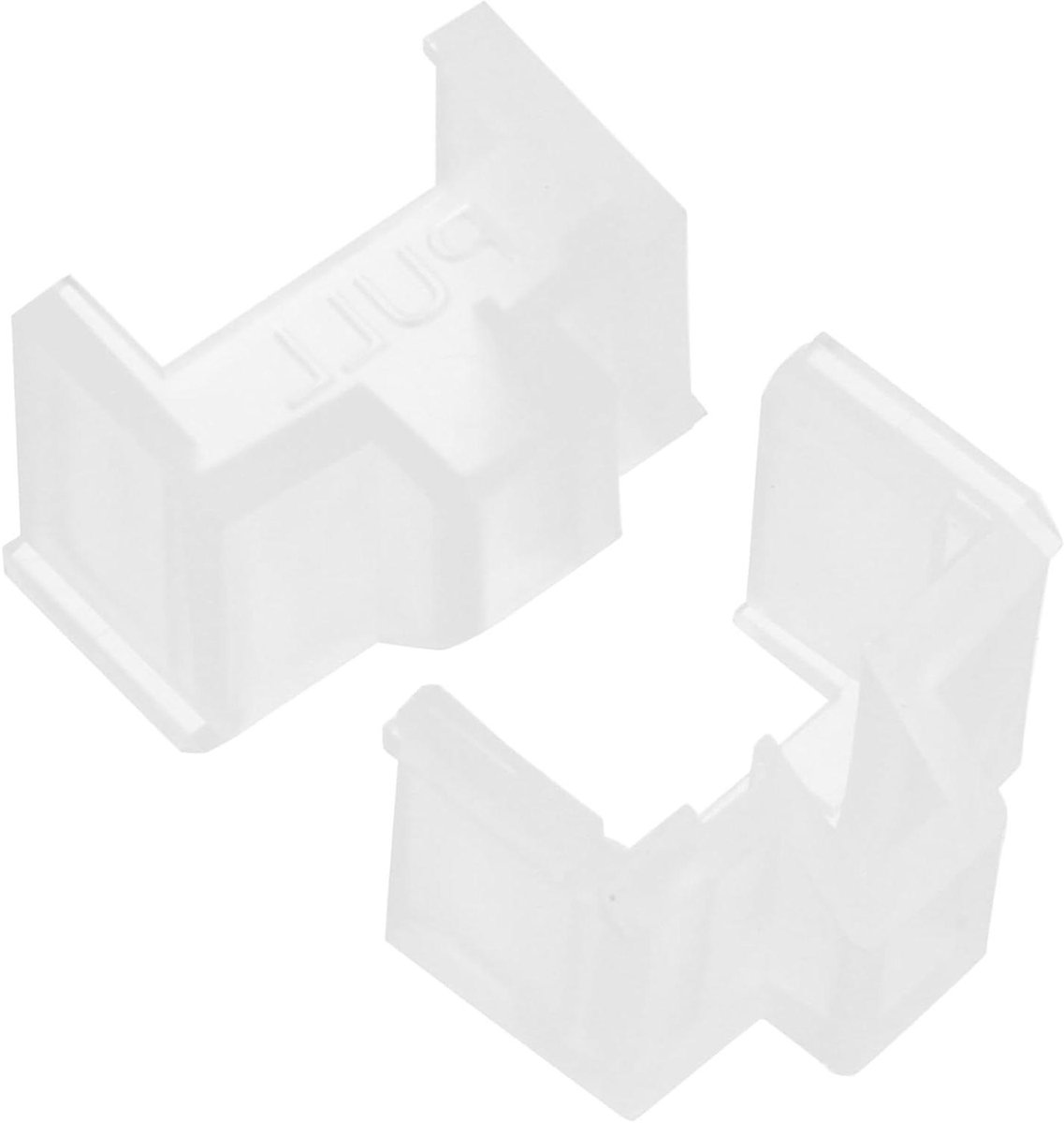 Platenspelernaald Beschermer - Naalddop Set - Stylus Onderhoud - Lichtgewicht Ontwerp - 2 Stuks - Transparant