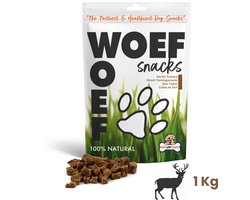 Woef Woef Hondensnack Hert Trainers L 1 kg