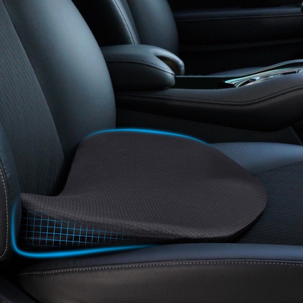 Duurzaam Ergonomisch Zitkussen van Geheugenfoam voor Stoelen, Auto en Kantoor - Comfort en Ondersteuning
