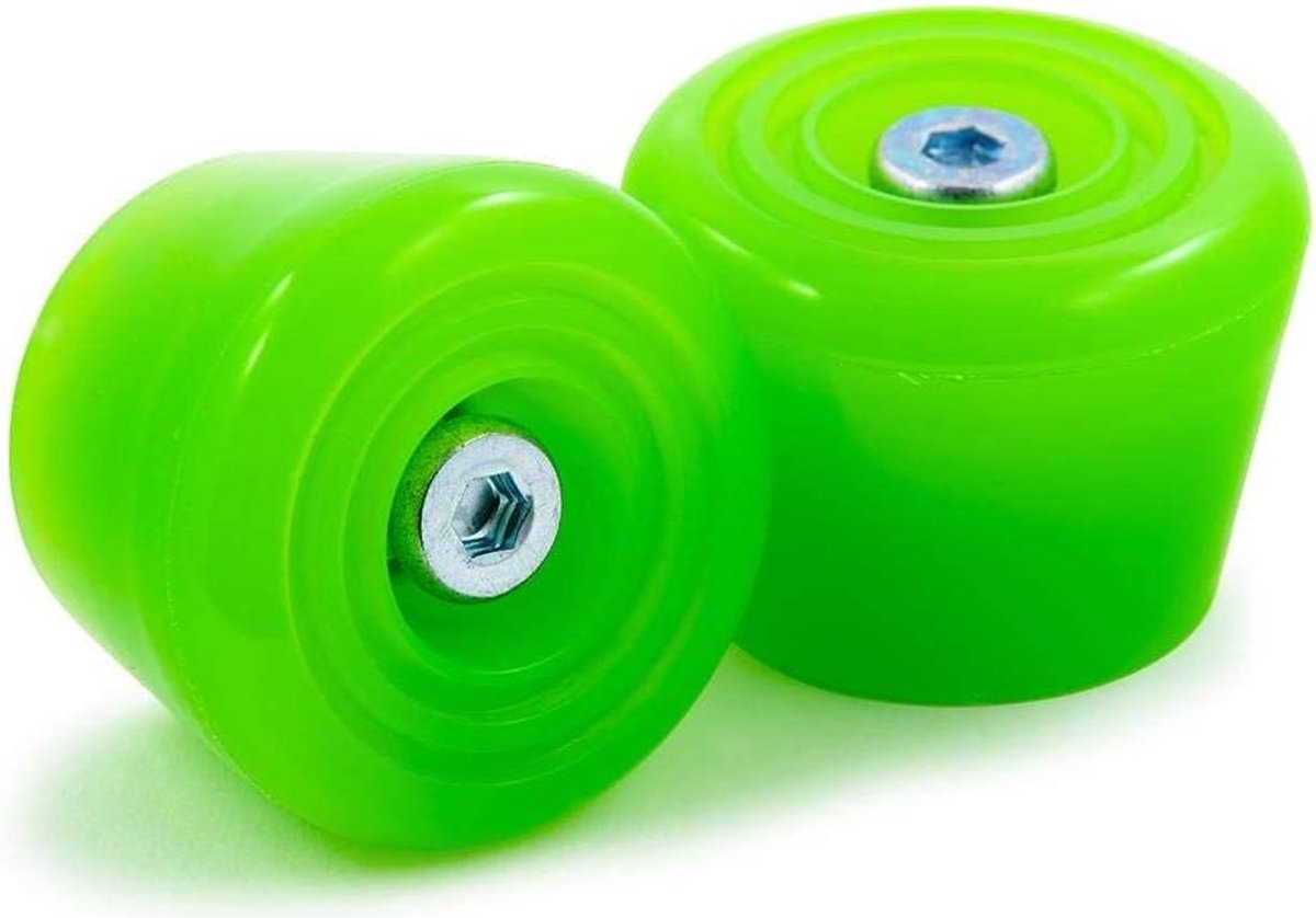 Roller Skate Stoppers - Remblokken Skates - Skaten Remmen - Eenvoudige Montage - Standaard Maat - Blauw