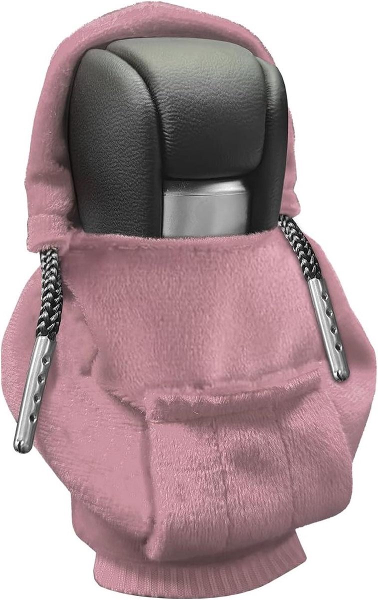 Schakel Pookhoes - Pookhoes Auto - Interieur Personaliseren - Zacht Katoen Materiaal - Universeel - Roze