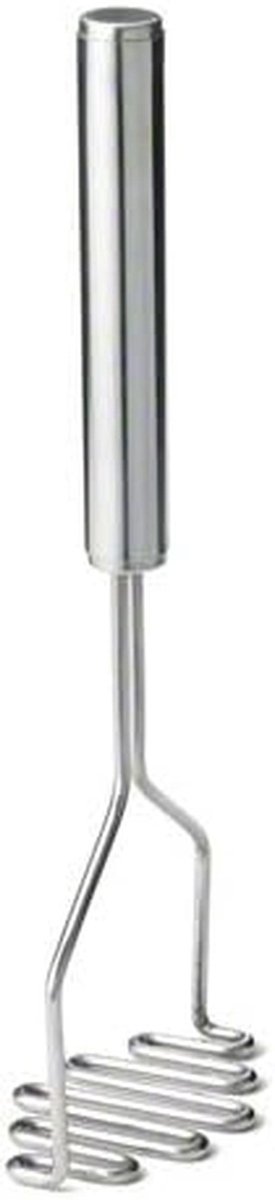 Aardappelstamper - Pureestamper Keuken - Aardappelen Stampen - 12 Diamond Face - 305 cm - Zilver
