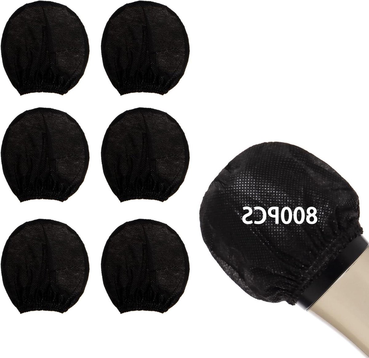 Microfoonhoesjes - Wegwerp hoezen - Hygiënisch Zingen - Individueel Verpakt - 800 stuks - Wit