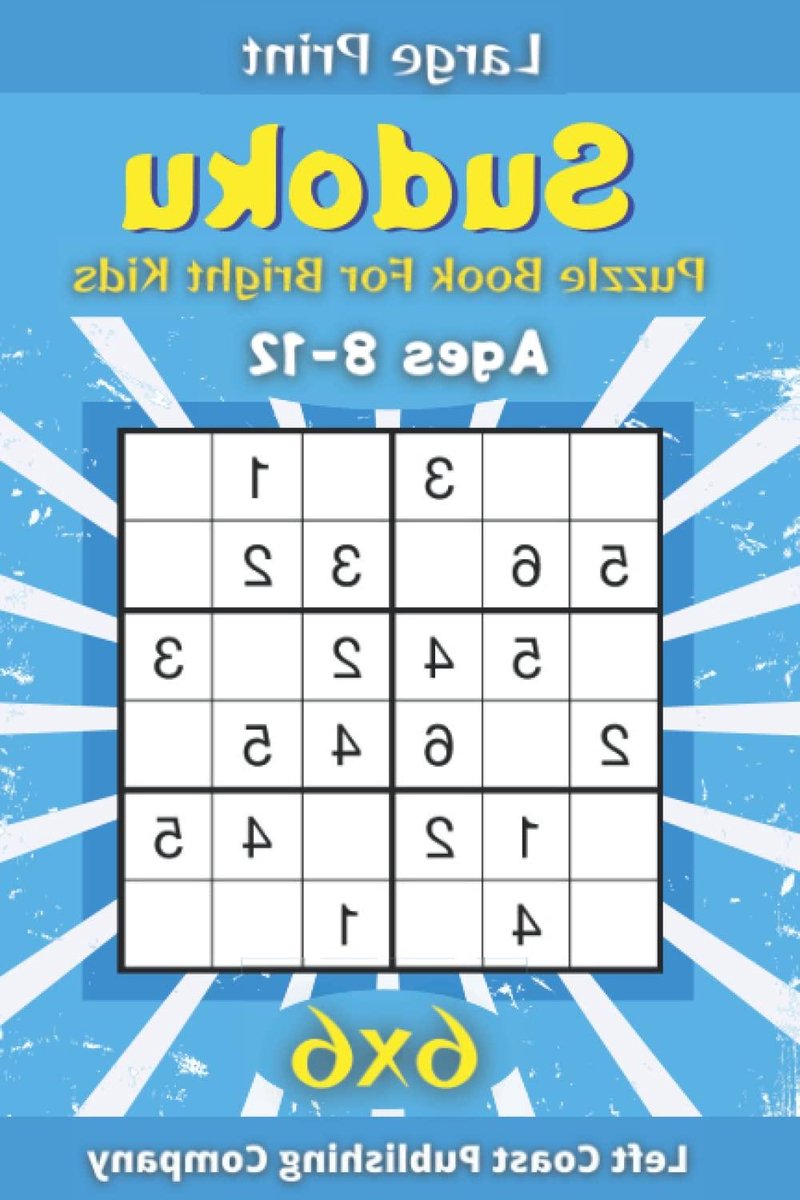 Sudoku Puzzelboek - Logische Puzzels - Kinderspel - Grote Letters - 15x23 cm - Mat