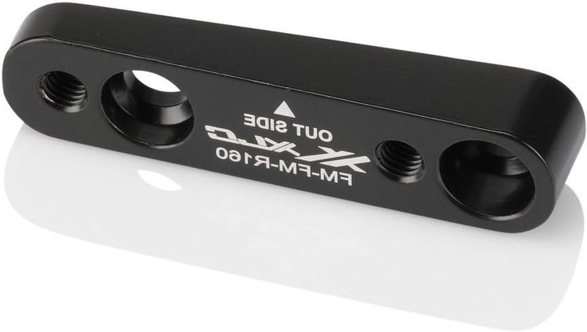 Flatmountadapter Remmen - Remadapter Fiets - Remmen Monteren - FM HR Ø160mm - One Size - Zwart