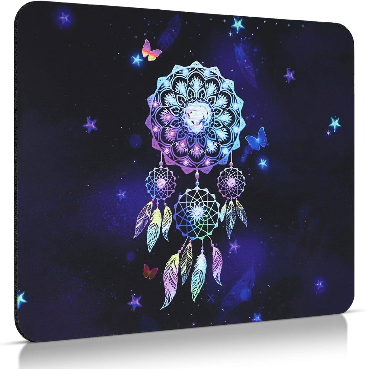 Kleine Muismat met Dromenvanger Motief voor Meisjes, 240 x 200 mm, Perfect voor Thuis en Kantoor