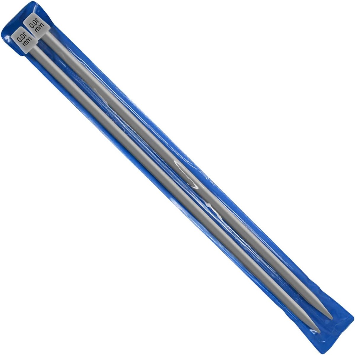 Set van 2 Aluminium Breinaalden van 35 cm - Enkele Punt Breinaalden voor Sweaters en Accessoires (10mm)