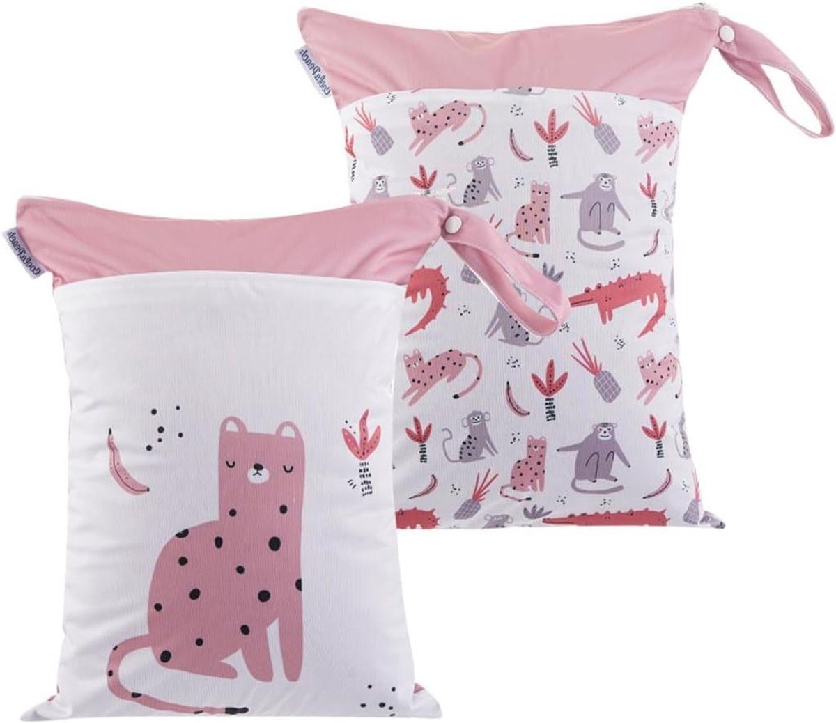 Natte Luiertas - Baby Tas - Reizen met Baby - Waterdicht Polyester PU - 30 x 40 cm - Patroon 14