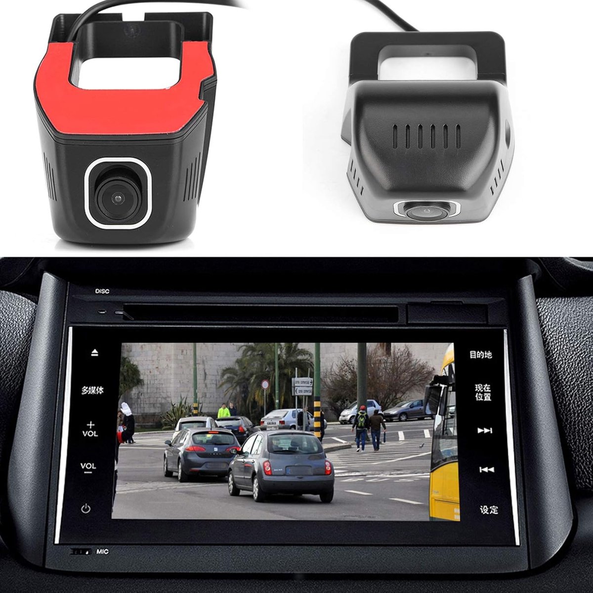 Dashcam - Autocamera DVR - Veilig Rijden - Ingebouwde Wifi Module - 1080P Full HD - Zwart – foto 4