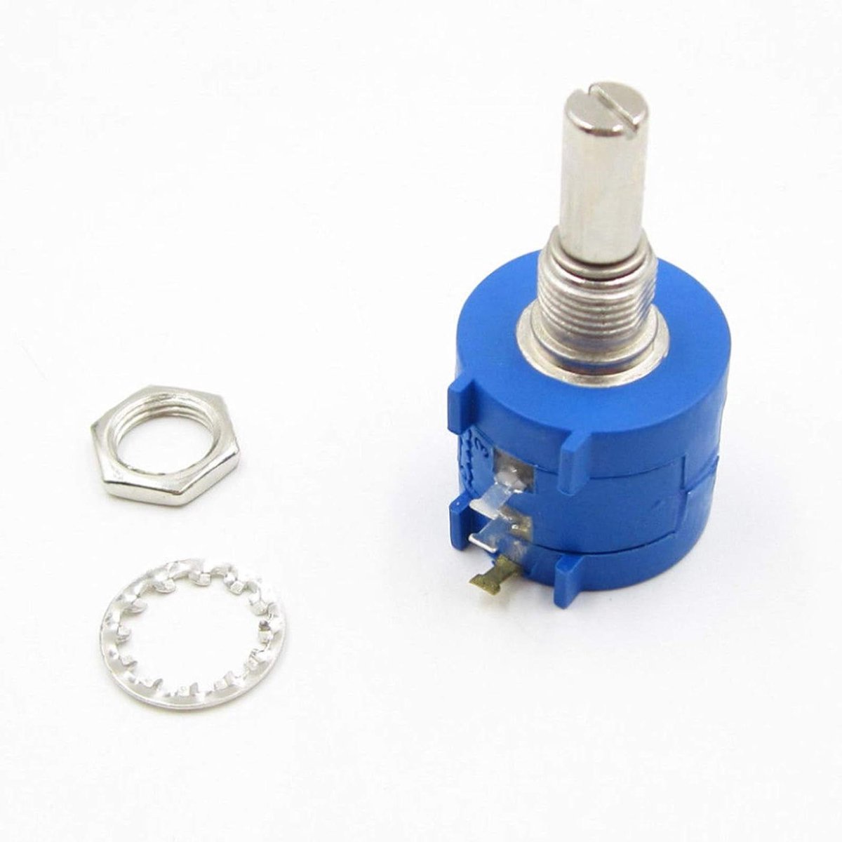 Potentiometer - Variabele weerstand - Precisie instellen - 10-turns precisie - 5K Ohm - null