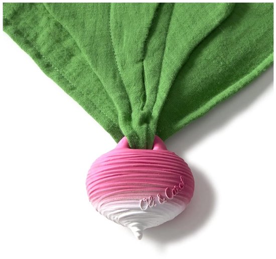 Oli and Carol Knuffeldoek Radijs Big Doudou Ramona the Radish van Merkloos — afbeelding 2
