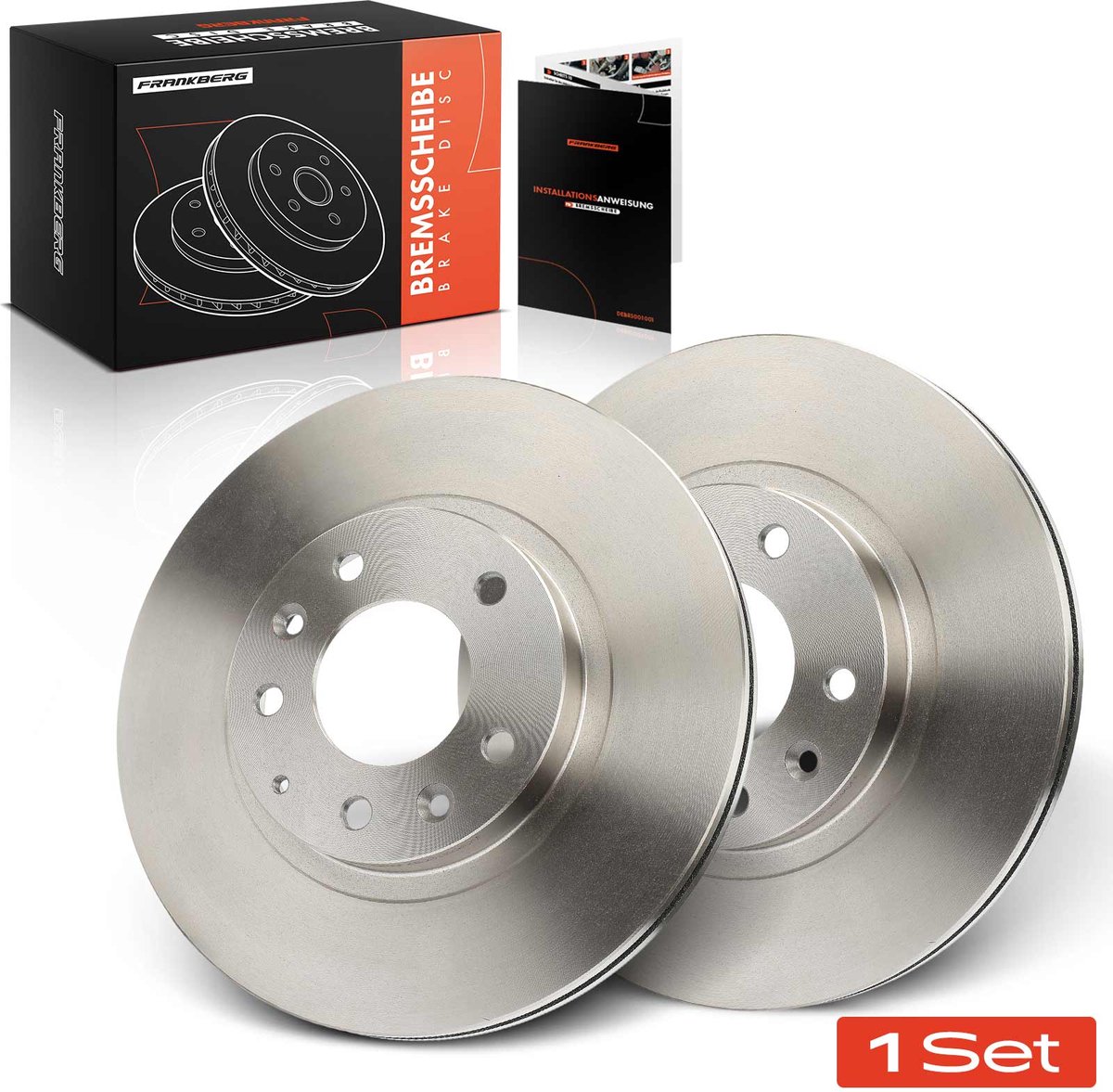 Frankberg 2x Remschijven Vooras voor Mazda MX-5 III NC 18L