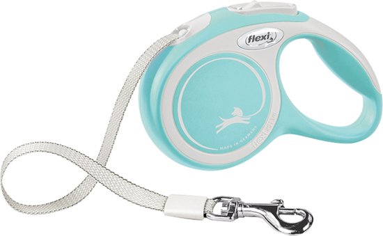 Hondenriem Flexi NEW COMFORT Licht Blauw Maat XS