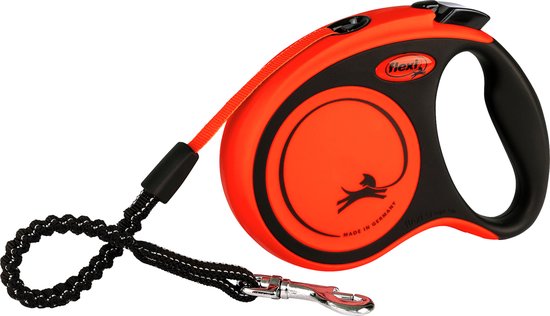 Flexi XTREME - Rollijn Hondenriem - Oranje - S - 5 meter