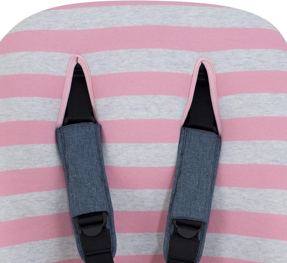 Matras Bugaboo Donkey - Baby matras inleg - Kinderwagen comfort - Ademend katoen - Bugaboo Donkey - Roze ISLAND thumbnail 4
