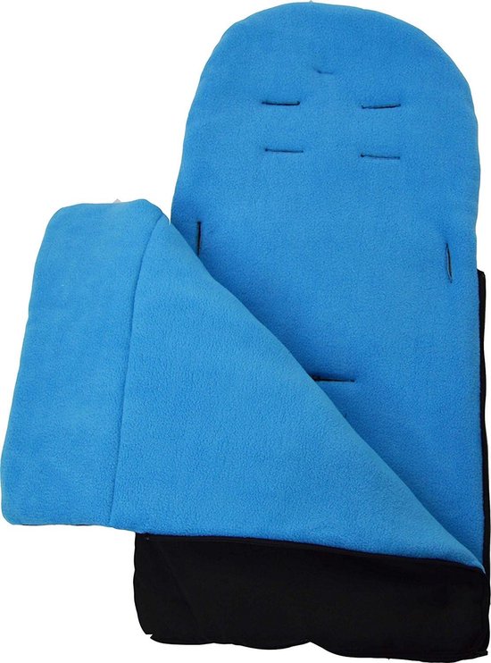 Universele warme voetenzak voor kinderwagen, turquoise en comfortabel van Universele — afbeelding 3