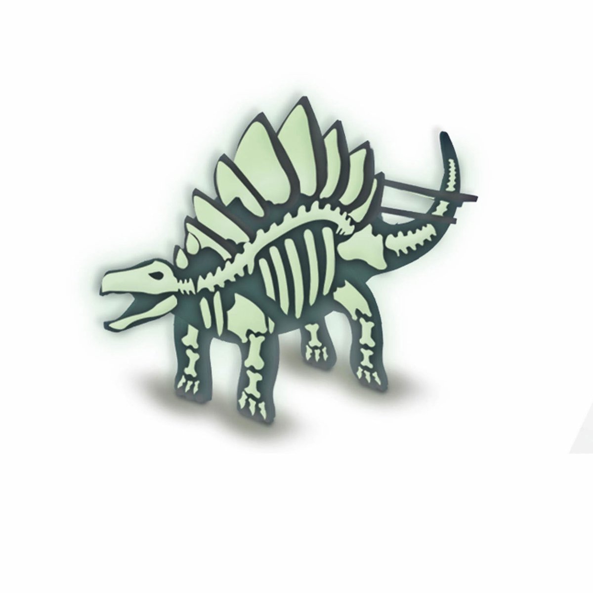 SES Creative Houten Dino Glow in the Dark om te Bouwen en Beschilderen - Voor Jongens vanaf 5 Jaar - Houten Bouwpakket - Schoencadeautjes Sinterklaas — afbeelding 3
