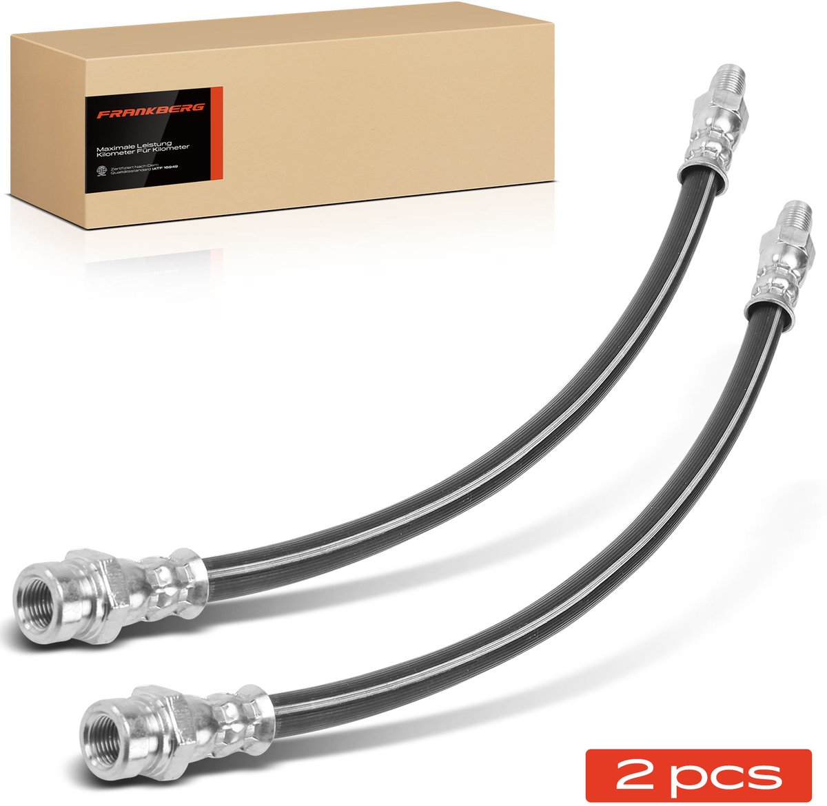 Frankberg 2x remslang achter voor Mitsubishi Lancer Outlander II