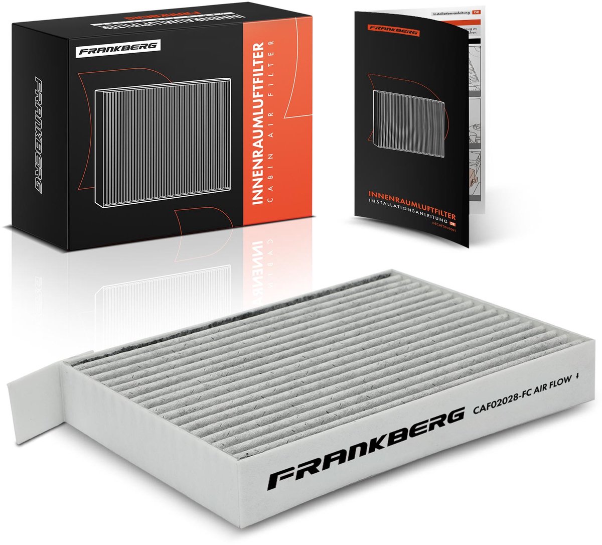 Frankberg 1x interieurfilter actieve kool voor Opel
