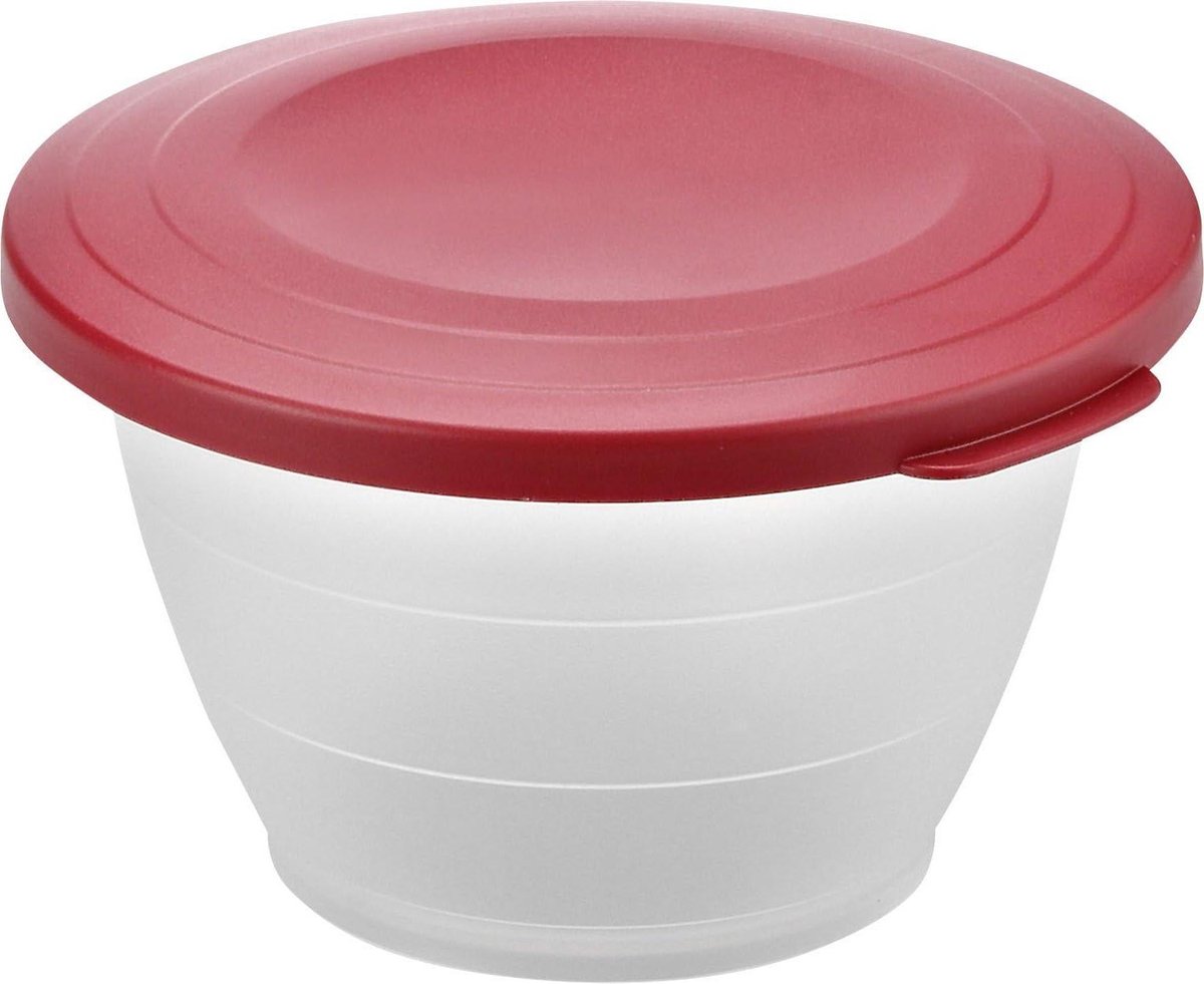Keuken Kom - Saladekom Mengkom - Maaltijden Bereiden - Inclusief Deksel - 13 Liter - Transparant