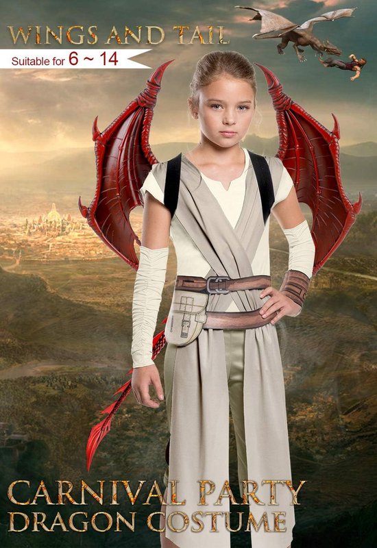 Draken Vleugels - Demon Vleugels - Cosplay en Feest - DIY Decoratie - Kindermaat - Zwart